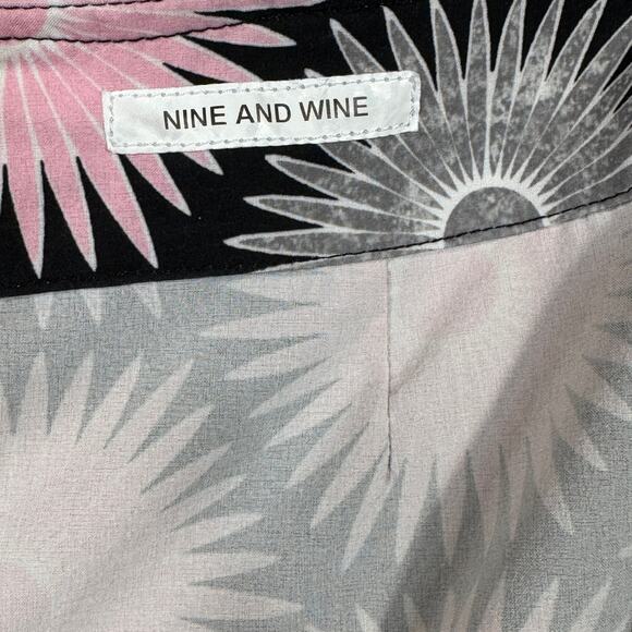 Golftini SZ 10 Nine and Wine Skort Geometric Pockets Stretch Slits Briefs Pink - Picture 8 of 9